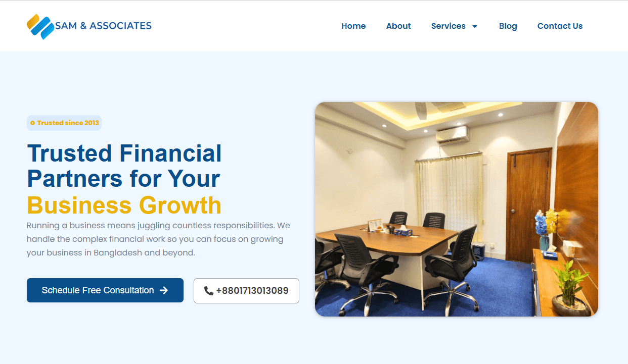 Custom website homepage design and development by BRANDING-LY